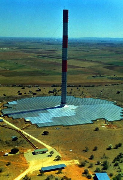 Solar updraft towers from around the world | Structurae
