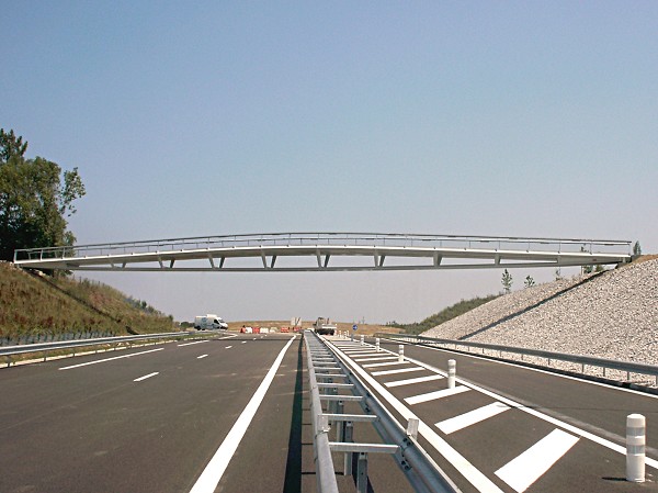 Geh- und Radwegbrücke Escalès, Saint-Sever 