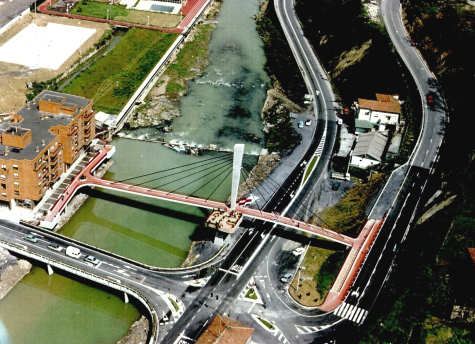 Nervionsteg Arrigorriaga & Nervionbrücke Arrigorriaga 