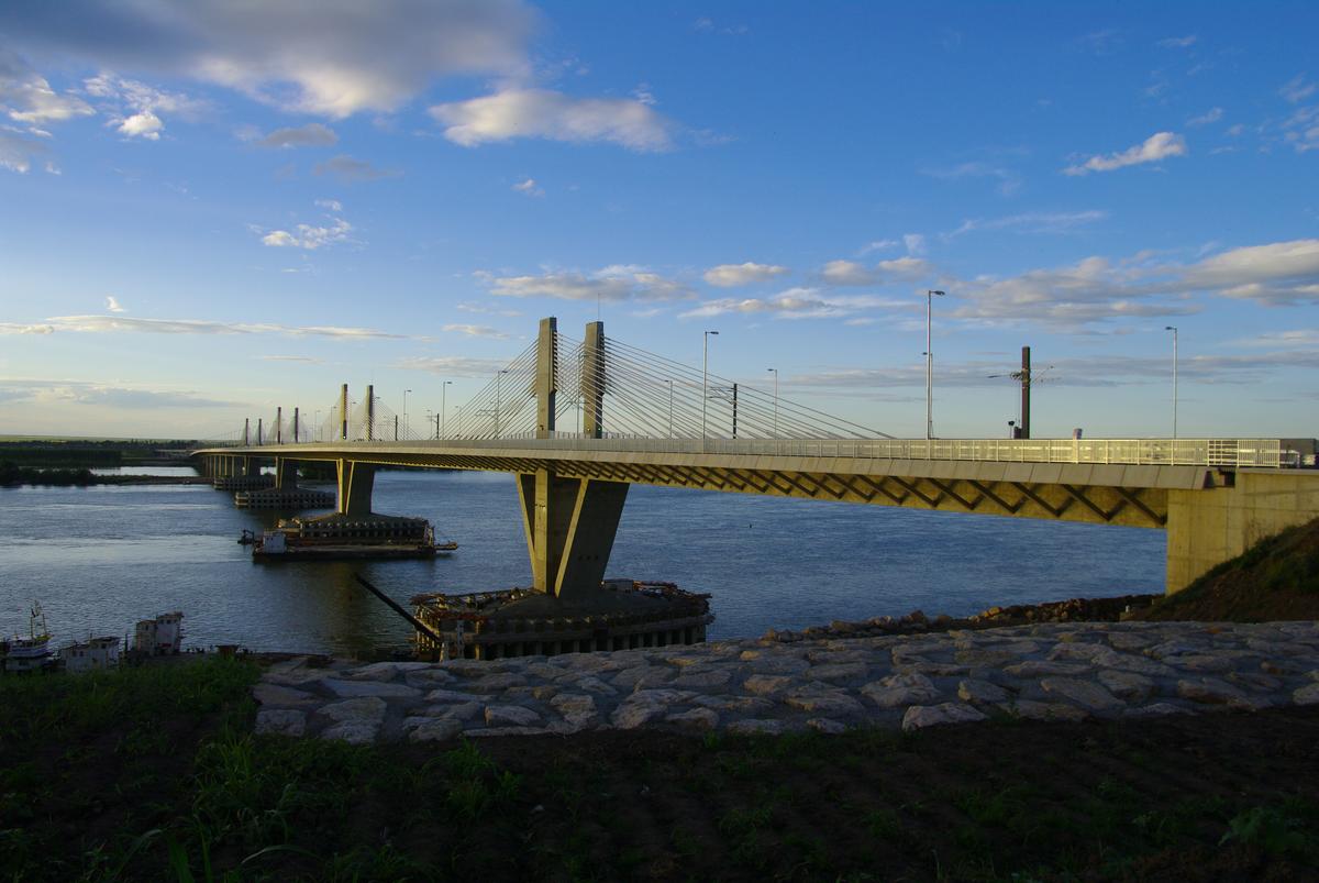 Vidin-Calafat bridge linking Romaina and Bulgaria 