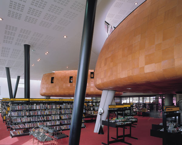 Peckham LibraryInnenraum Bibliothek 4. Obergeschoss 