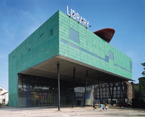smear Sanction Labe Peckham Library (Southwark, 2000) | Structurae