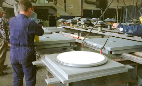 Manufacturing of mageba Spherical Bearings in own production facilities 