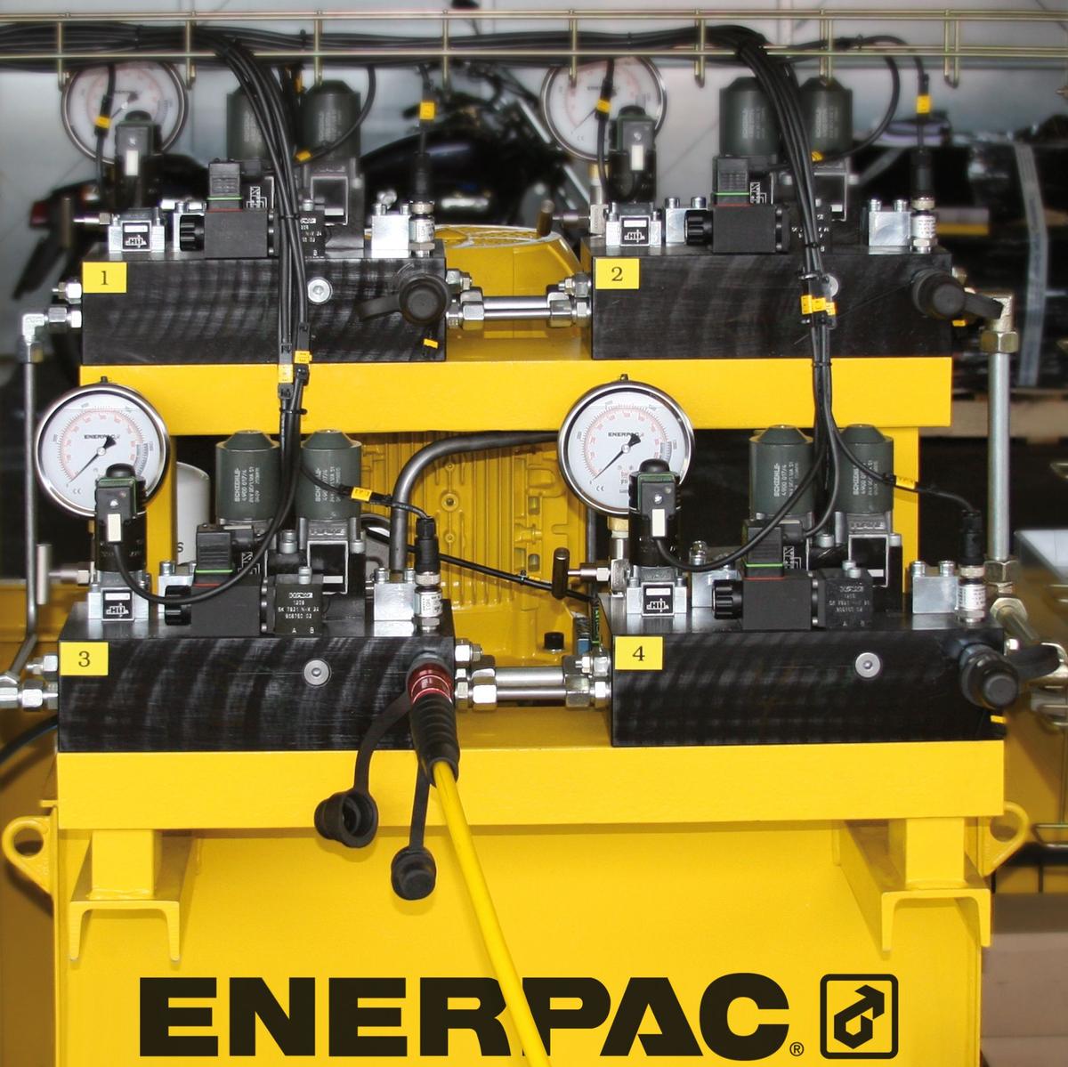 The hydraulic power pack for the Synchronous Lifting System 