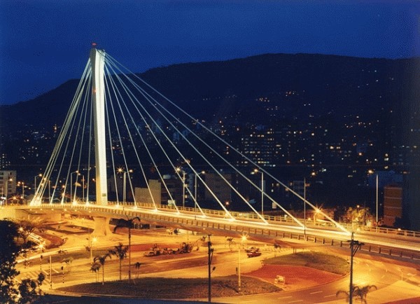 Peldar-Brücke, Envigado, Kolumbien 
