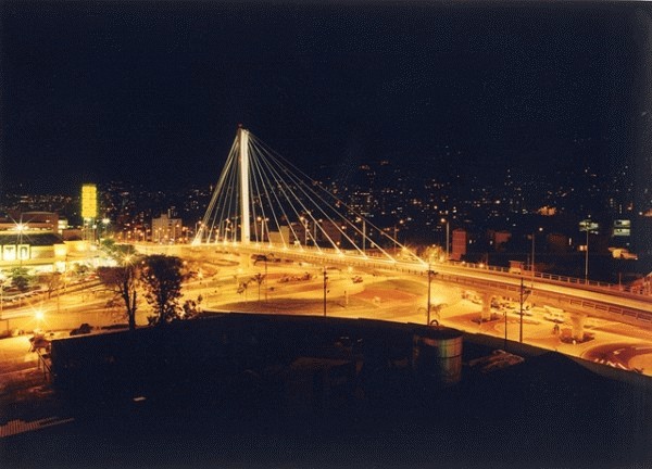 Peldar-Brücke, Envigado, Kolumbien 
