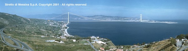 Hängebrücke über die Meerenge von Messina, Ausschreibungsentwurf 
