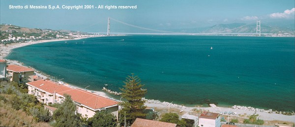 Messina Straits Bridge, preliminary design 