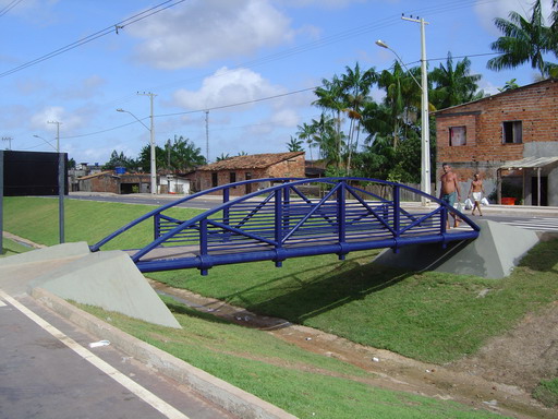 Passerelle de l'Avenida Independência, Belém (Pará), Brésil 