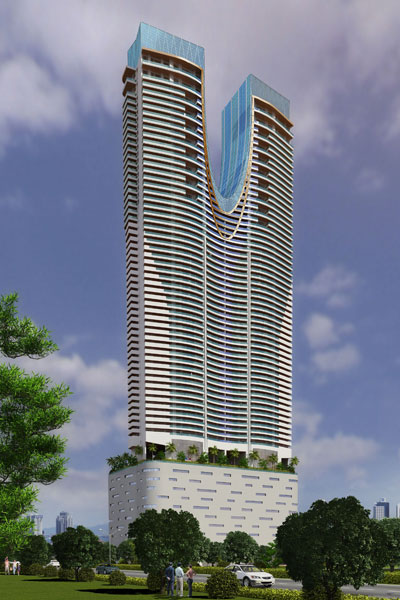 The Minvera Tower in Mumbai will be formed with Doka's automatic climbing formwork 