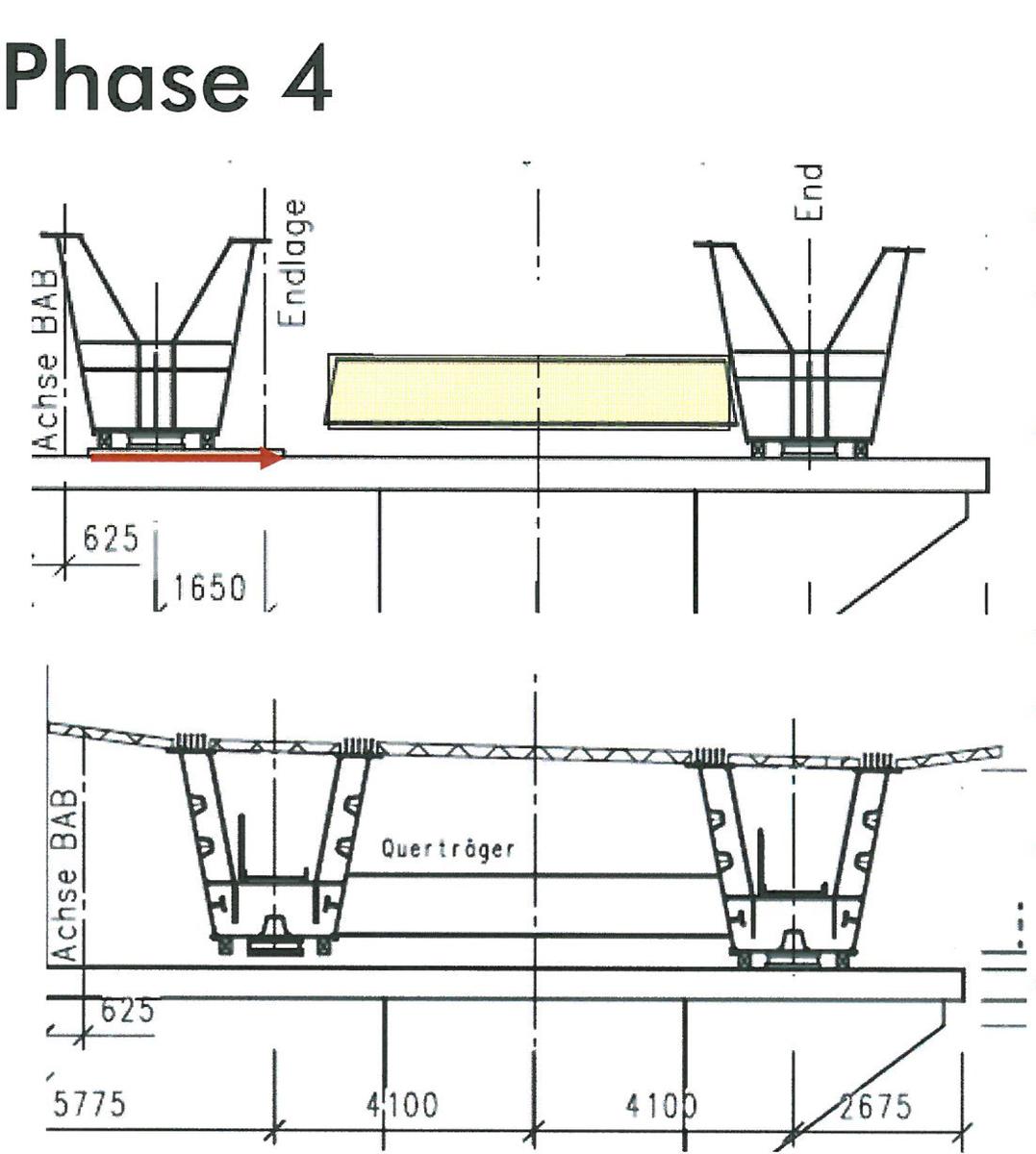 Windelbachtalbrücke - construction process - Phase 4 