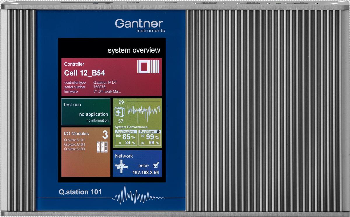 Mediendatei Nr. 220529 Test Controller Q.station 101: intelligente Lösungen von Gantner Instruments, um Messsignale dynamisch oder in Zeitabständen von mehreren Stunden zu erfassen, auf Massenspeicher abzulegen oder direkt zu versenden