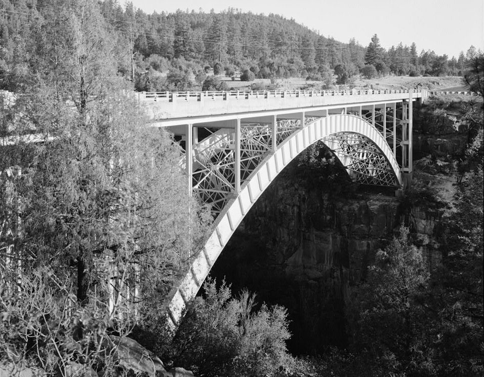 Cedar Canyon Bridge Spanning Cedar Canyon at Highway 60, Show Low vicinity, Navajo County, AZ (HAER, ARIZ,9-SHLO.V,1-3)