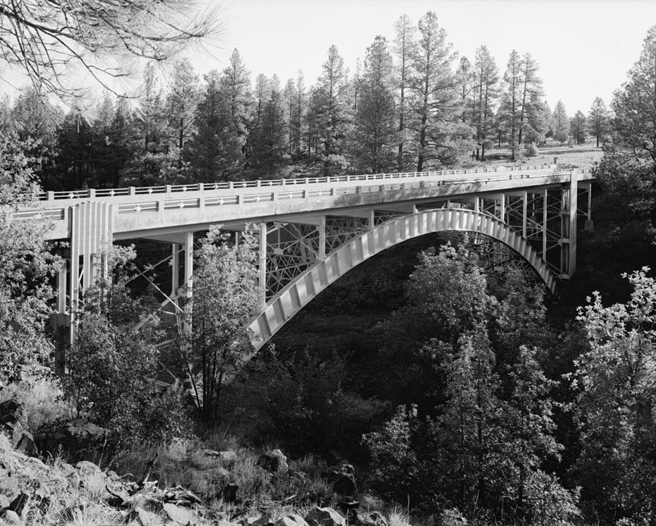 Corduroy Creek Bridge Spanning Corduroy Creek at Highway 60, Show Low vicinity, Navajo County, AZ (HAER, ARIZ,9-SHLO.V,2-2)