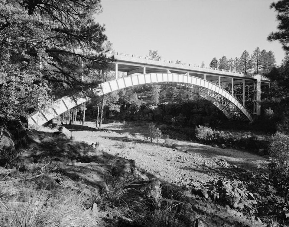 Corduroy Creek Bridge Spanning Corduroy Creek at Highway 60, Show Low vicinity, Navajo County, AZ (HAER, ARIZ,9-SHLO.V,2-7)