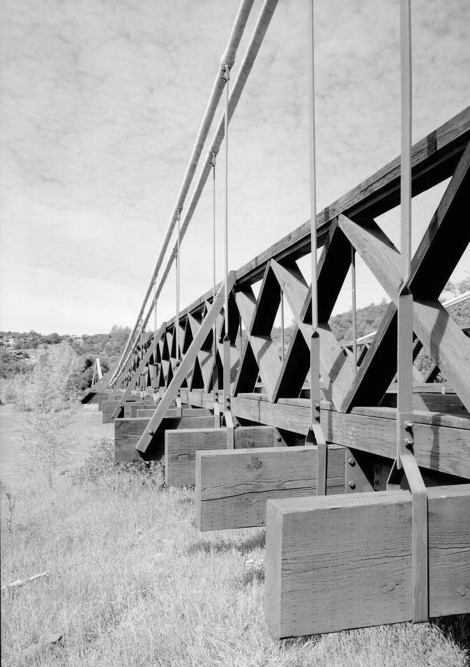 Bidwell Bar Suspension Bridge (HAER CAL,4-ORO.V,1-8) 
