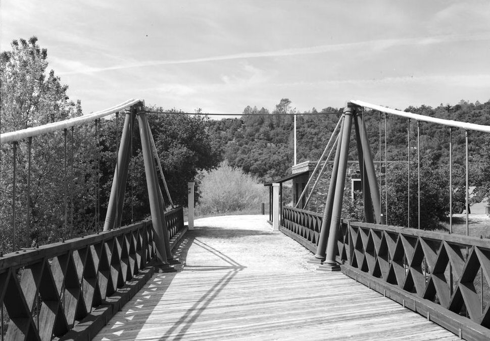 Bidwell Bar Suspension Bridge (HAER CAL,4-ORO.V,1-9) 