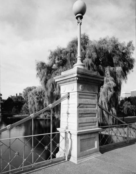 Pont suspendu, Boston Public Garden, Boston, Masssachusetts. (HAER, MASS,13-BOST,128-1) 