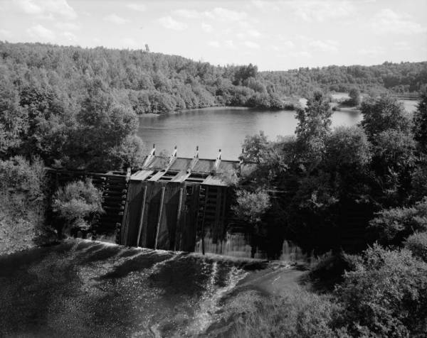 Redrigde Timber Crib Dam. (HAER, MICH,31-BEHIL,2-1) 