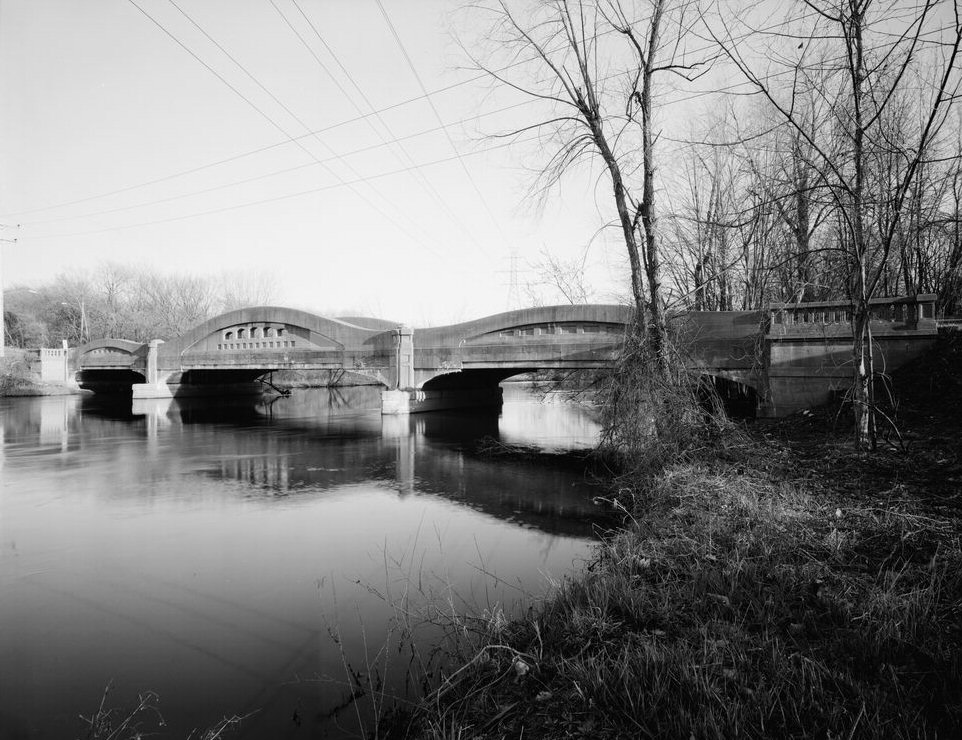 Mosel Avenue Bridge, Kalamazoo, Michigan, USA (HAER, MICH,39-KALAM,2-1) 