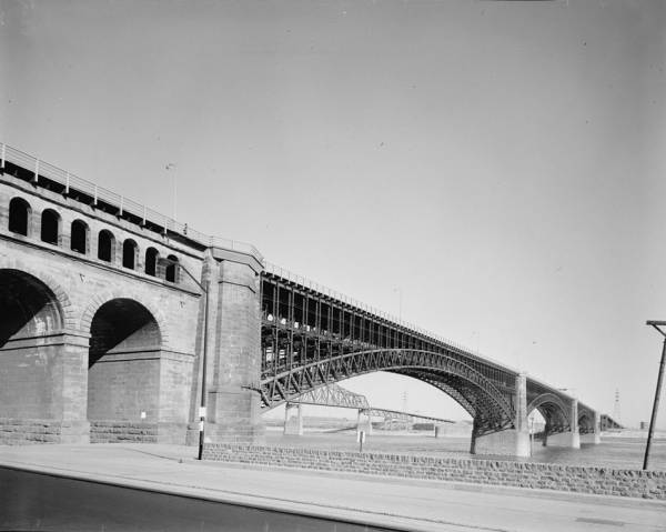 Eads Bridge, Saint Louis.(HABS, MO,96-SALU,77-1) 