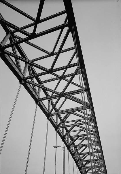 Bayonne Bridge. Detail of arch superstructure. 
(HAER, NJ,9-BAYO,1-5) 