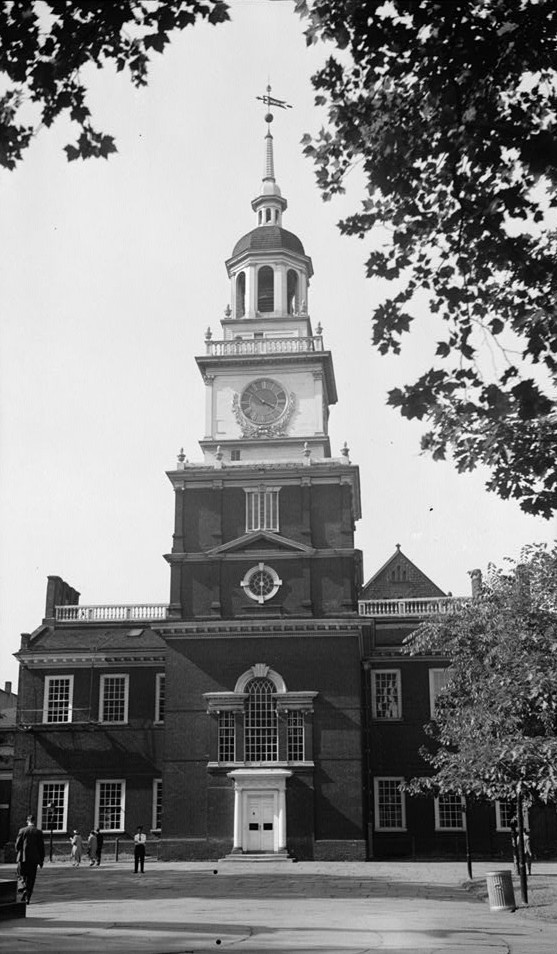 Independence Hall, Philadelphia, Pennsylvania, USA(image du Historic American Engineering Record) Independence Hall, Philadelphia, Pennsylvania, USA (image du Historic American Engineering Record)