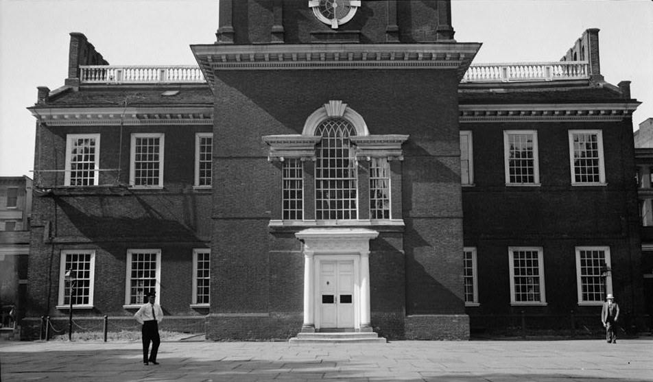 Independence Hall, Philadelphia, Pennsylvania, USA(image du Historic American Engineering Record) Independence Hall, Philadelphia, Pennsylvania, USA (image du Historic American Engineering Record)