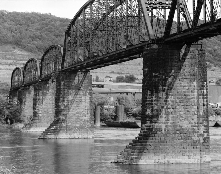 Benwood Bridge Baltimore & Ohio Railroad, Benwood Bridge, Benwood, Marshall County, WV 
(HAER, WVA,26-BEN,1-1)