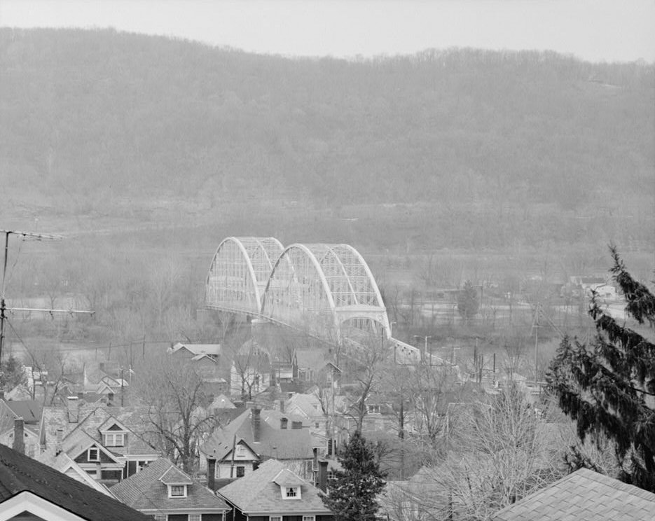 Corapolis Bridge, Corapolis, Pennsylvania. (HAER, PA,2-CORA,1-1) 