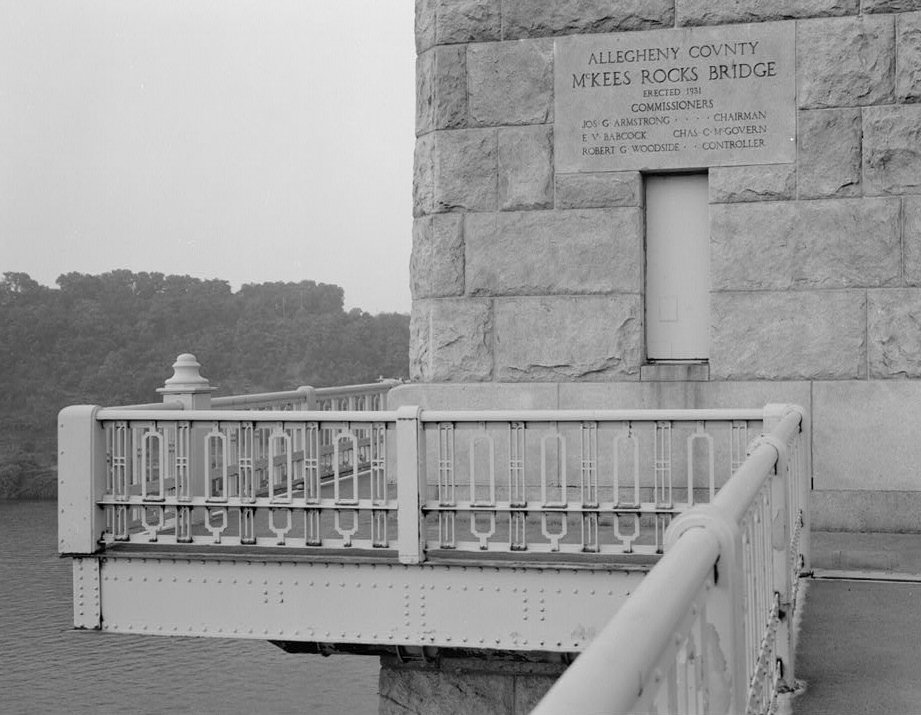 McKees Rocks Bridge, Pittsburgh, Pennsylvania. (HAER, PA,2-MCKRO,2-14) 