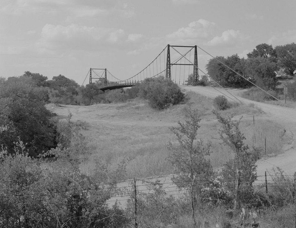 Regency Suspension Bridge (HAER TX,167-GOLD.V,1-1) 