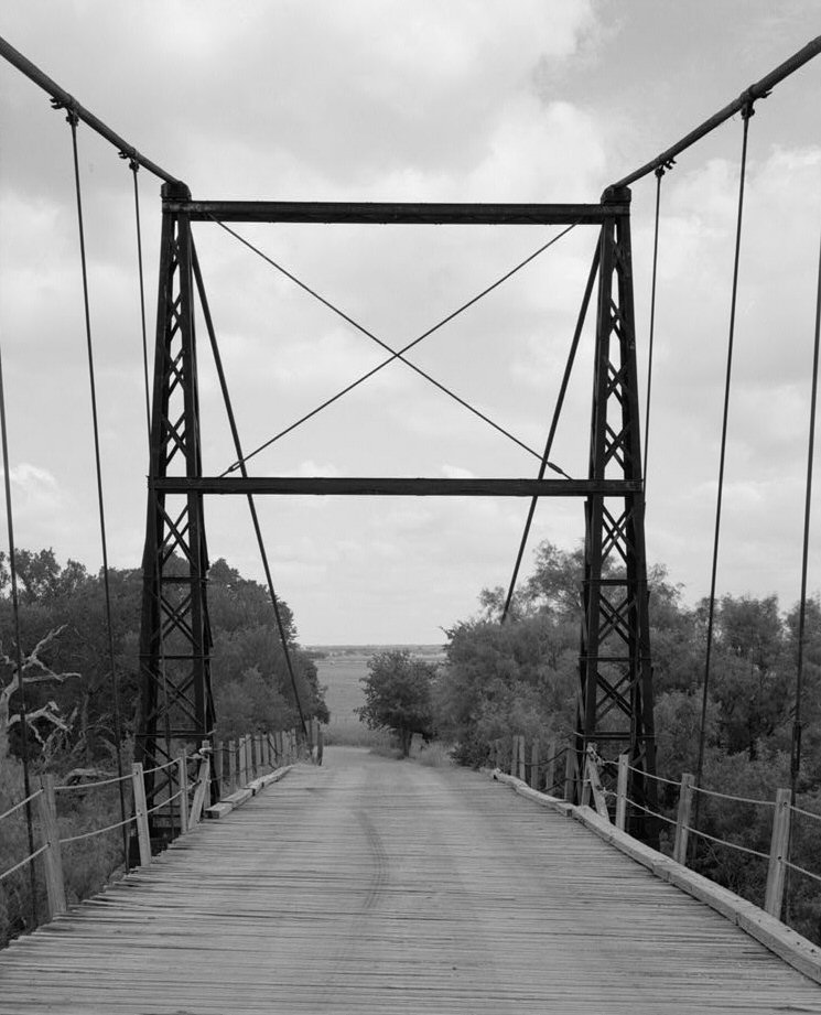 Regency Suspension Bridge (HAER TX,167-GOLD.V,1-4) 