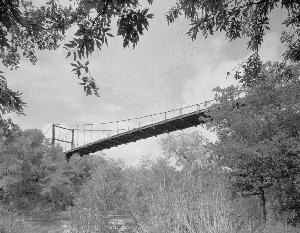 Regency Suspension Bridge (HAER TX,167-GOLD.V,1-6) 