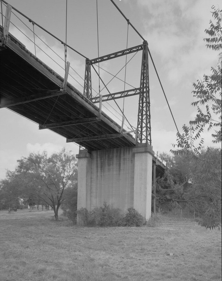 Regency Suspension Bridge (HAER TX,167-GOLD.V,1-9) 