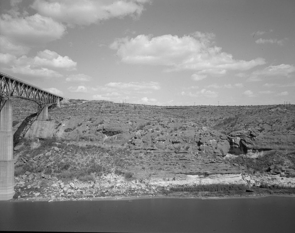 Southern Pacific Railroad, Pecos River Bridge, Spanning Pecos River at  Southern Pacific Railroad, Langtry, Val Verde County, TX
