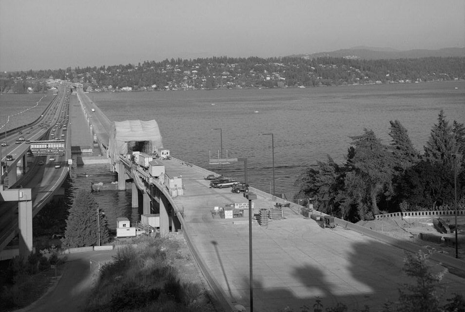 Lacey V. Murrow Memorial Floating Bridge, Seattle, Washington. (HAER, WASH,17-SEAT,13-1) 