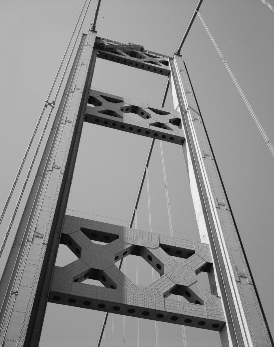Detail eastern tower looking up (HAER WA-99-14) 