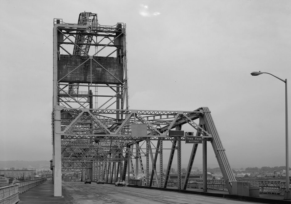 City Waterway Bridge, Tacoma, Washington, USA (HAER, WASH,27-TACO,9-3) 