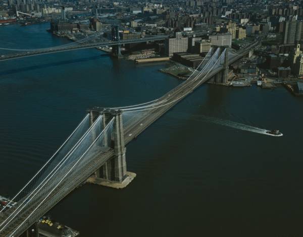 Brooklyn Bridge 
(HAER, NY,31-NEYO,90-75) 