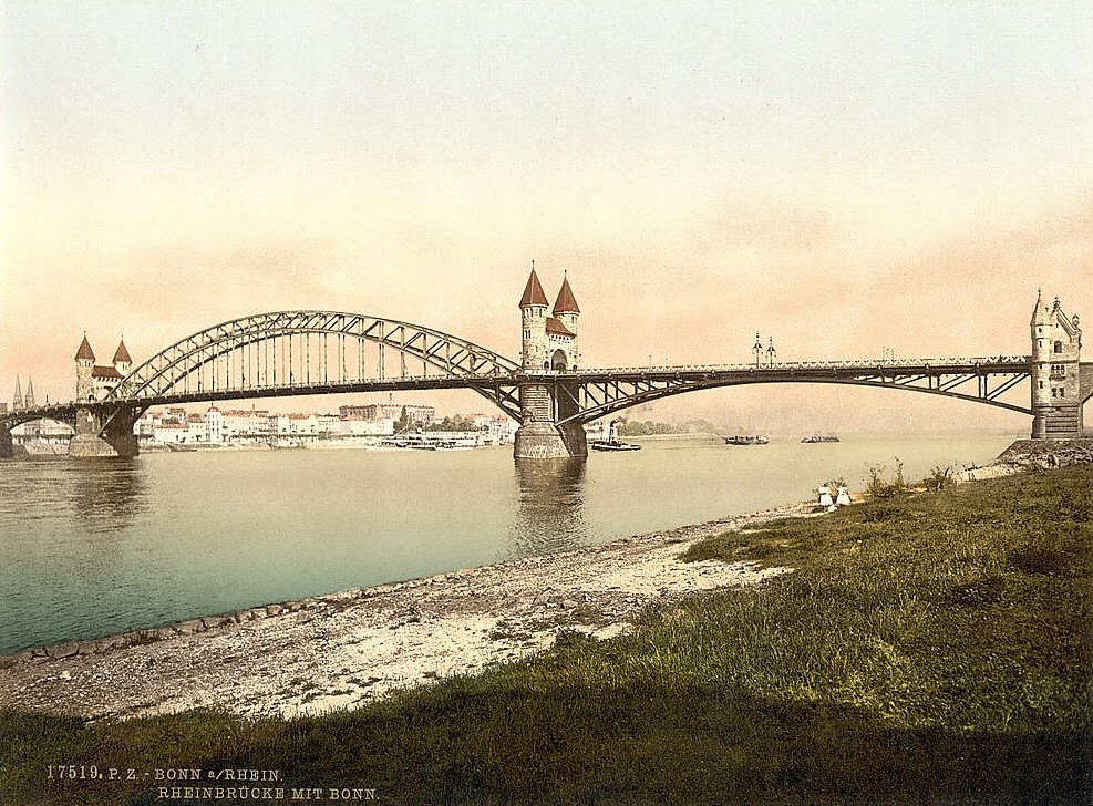 Pont sur le Rhin à Bonn 