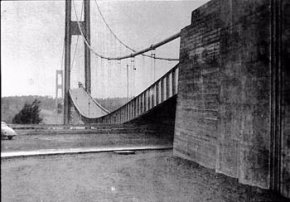 Ecroulement du Pont sur le détroit de Tacoma 