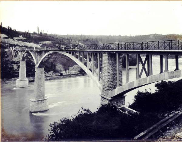 Le pont terminé en 1907 