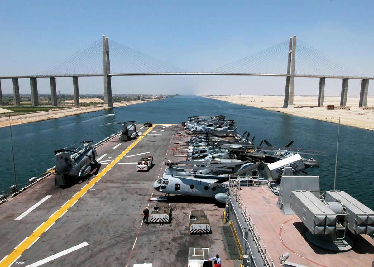 Pont sur le canal de Suez 