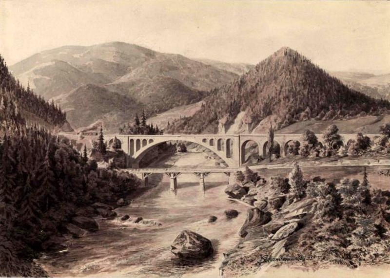 Yaremche Railway Bridge 