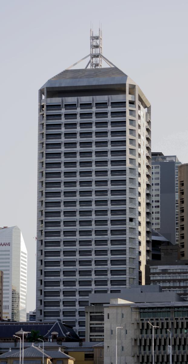 111 George Street, Brisbane, Australia. An office building that was completed in 1993. 