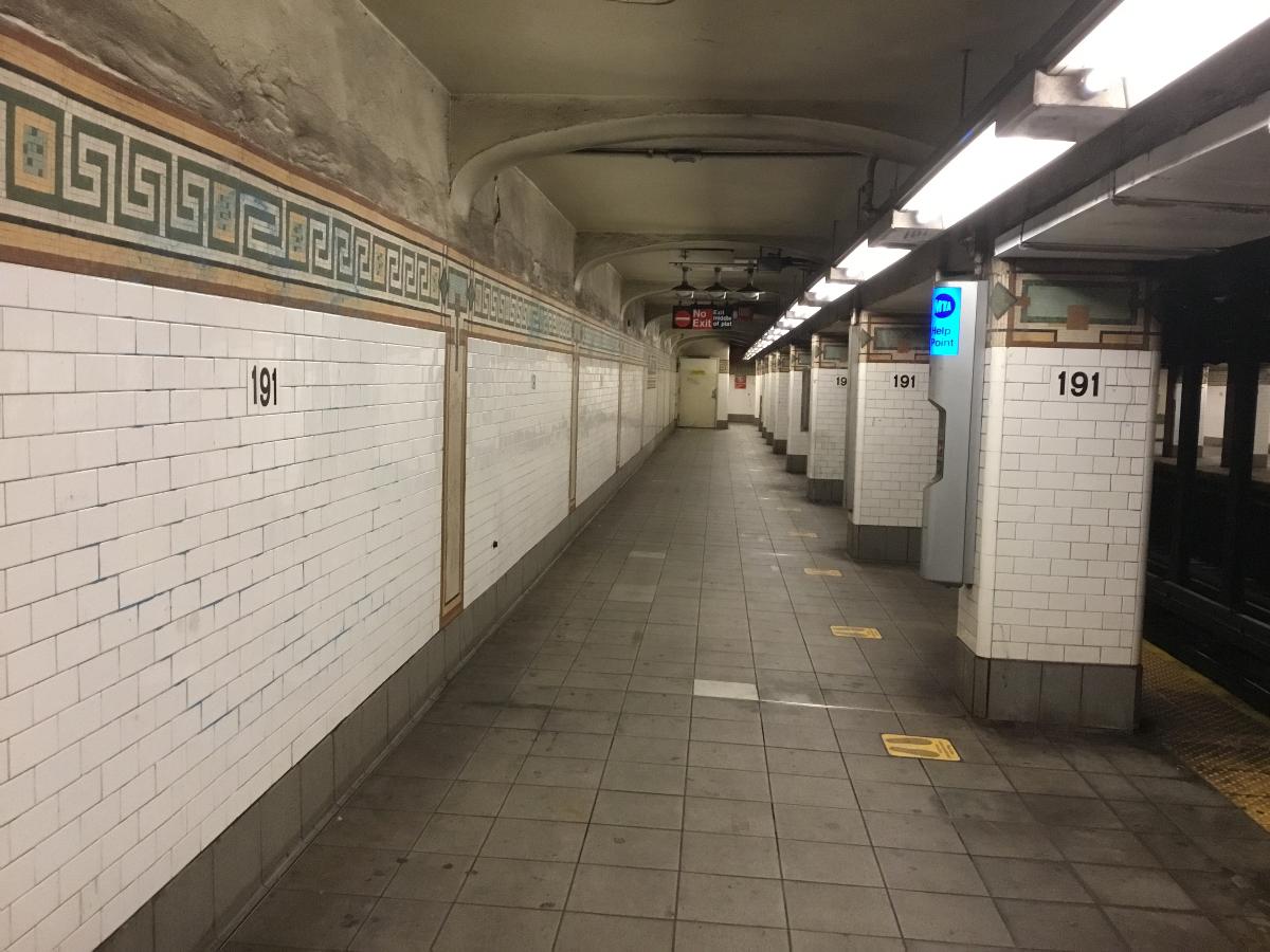 191st Street Station on the Broadway Seventh Avenue Line 