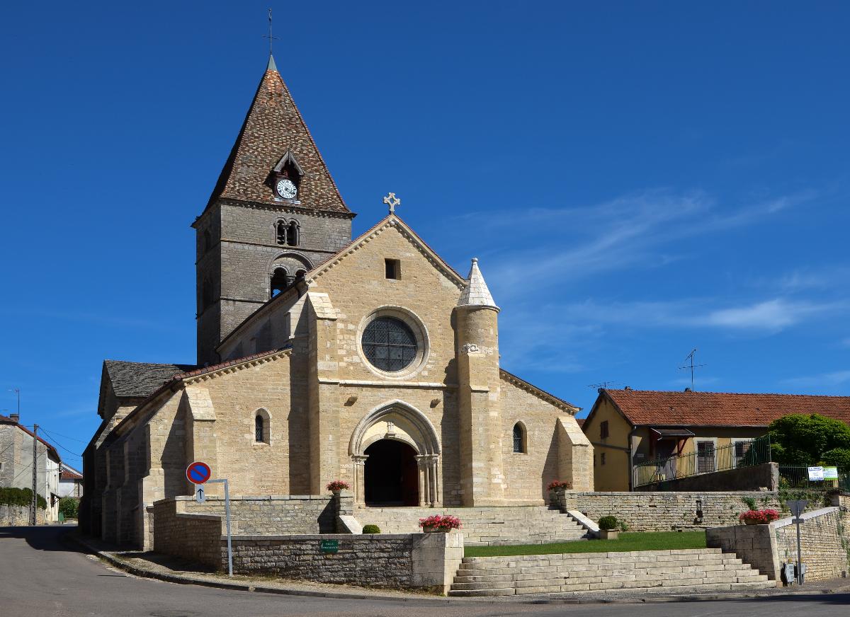 Eglise de Seine-sur-Vingeanne, Côte d'Or, Bourgogne, France Construction : 13e siècle; 14e siècle.