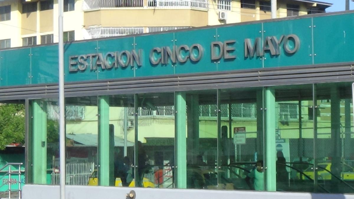 5 de Mayo metro station in Panama City, Panama 