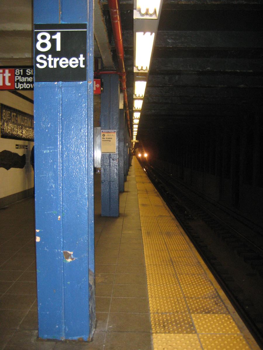 81st Street – Museum of Natural History Subway Station (Eighth Avenue Line) 